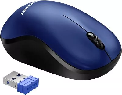 TECKNET Wireless Mouse For Laptop 2.4GHz USB Mini Computer Mice 1200 DPI Optical • £12.26