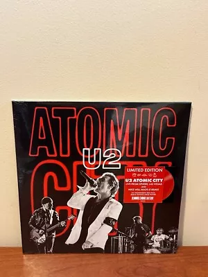 U2 Atomic City 10 Inch Transparent Red Vinyl LP 2024 Record Store Day RSD • $54.99