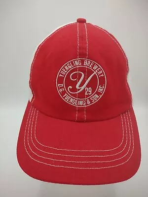 Yuengling Brewery Beer Hat Mesh Trucker Cap  Red White Adjustable  • $15.95