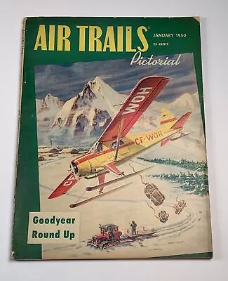 Vintage Airplane Magazine Air Trails Pictorial January 1950  • $20.05
