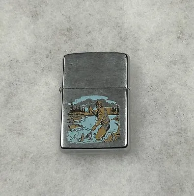 Zippo Original 1972 Fly Fisherman Lighter • £27