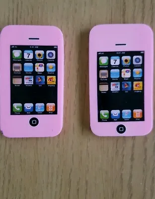 £1.99 • Buy NEW BABY PINK NOVELTY IPOD IPHONE ERASER RUBBER PARTY LOOT BAG 1 + 1 Free!