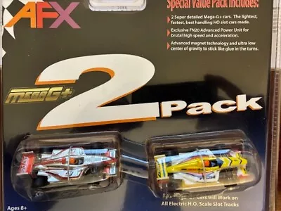 Tomy AFX Mega G+ HO Scale Formula Slot Cars - Pack Of 2 Sealed  Rare  • $61