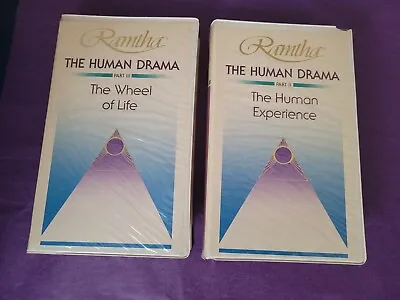 $56 • Buy RAMTHA As CHANNELED By J.Z. KNIGHT.  THE HUMAN DRAMA  Part 2 And 3 RARE 1985