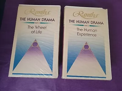 RAMTHA As CHANNELED By J.Z. KNIGHT.  THE HUMAN DRAMA  Part 2 And 3 RARE 1985 • $56