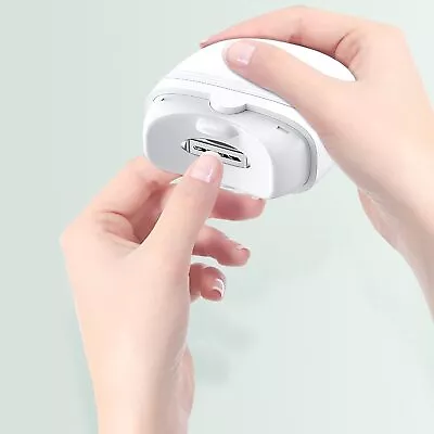 Electric Nail Clipper File Integrated Nail Grinder Nail Cutter Trimmer Automatic • £16.99