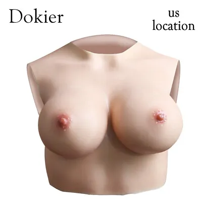 Silicone Crossdressers Breast Forms Chest Plates Drag Queen Mastectomy Enhancer • $100