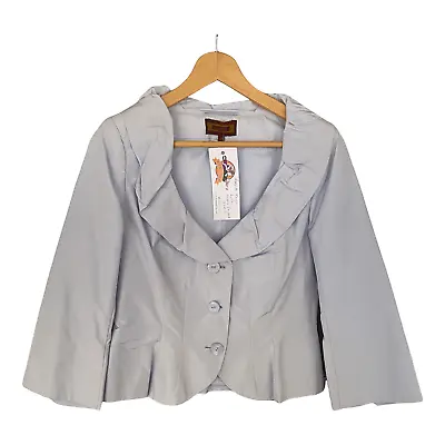 £28 • Buy Renato Nucci Satin Jacket Pale Lilac Size 40 (UK 12)