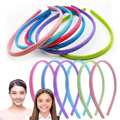 12pk Fabric Alice Bands Durable Hair Headbands Hairband For Girls Women Ladies • £3.99