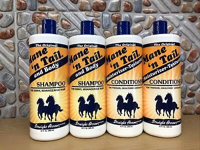 4PK Mane 'N Tail THE ORIGINAL Shampoo & Conditioner 32 Oz Each • $53