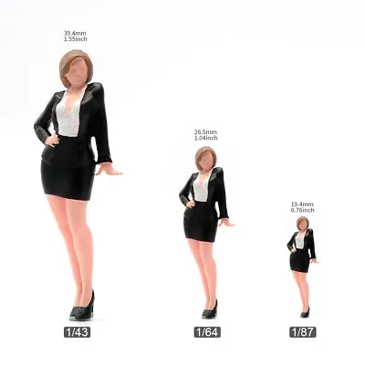 1/43 1/64 1/87 Miniature Scully Beauty Girl Scene Figure Fit Cars Vehicles Doll • $11.15