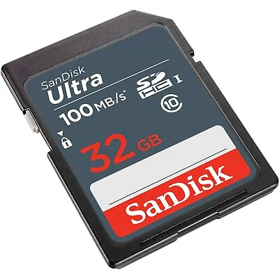 SanDisk Ultra 32 GB SDHC SDXC SD Class 10 100MB/s 32GB Memory Card • $8.25