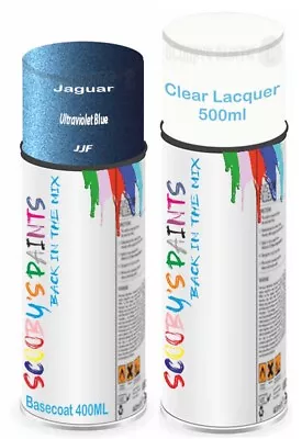 For Jaguar Aerosol Paint Spray Ultraviolet Blue Jjf Car Scratch Repair Lacquer • £23.40
