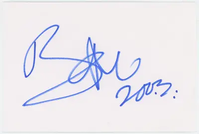 Bono U2 Singer Joshua Tree Autographed Signed Index Card AMCo COA 24346 • $314.99
