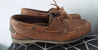 Sperry Leather Deck Shoes - Uk 12  M - Eu 46.5 • £9.99