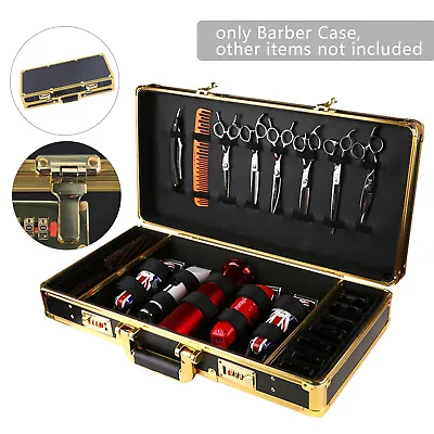 Professional Hair Salon Barber Case Travel Carrying Case Supplies Clippers Tools • $68.40