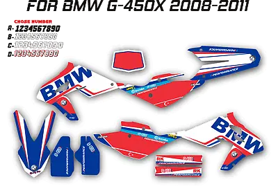 Graphics-decals-sticker Kit Fit:bmw G450x 2008-2011  ( Bmwa1 ) • $110