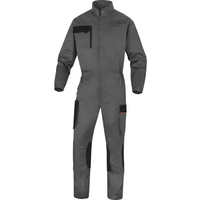 DeltaPlus Overalls Boilersuit Coveralls Work Suit Mechanic Knee Pad Pockets • £43.49