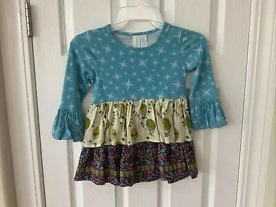 Matilda Jane Paint By Numbers Long Sleeve Tiered Shirt Size 6 • $19.99