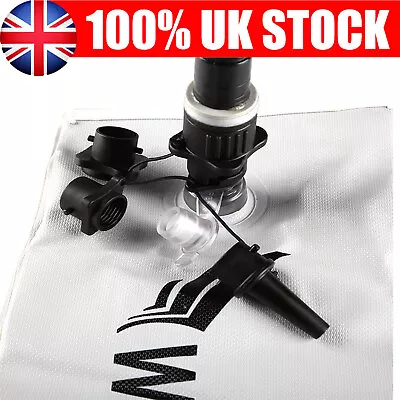 4 Nozzle SUP Pump Adapter Inflatable Kayak Boat Air Valve Compressor Accessory • £9.92