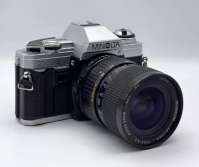 MINOLTA X-370 35mm SLR Film Camera W/28-70mm F/3.5-4.5 Zoom Lens Great Condition • $69.99