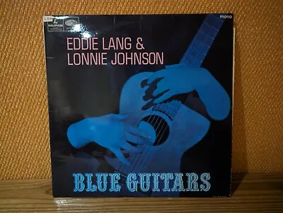 Vinyl LP Eddie Lang And Lonnie Johnson – Blue Guitars (VG) 1967 PMC 7019 • £15