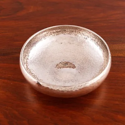 Ilias Lalaounis Greek Mid-century Modern Sterling Silver Bowl Hand Hammered • $479.50