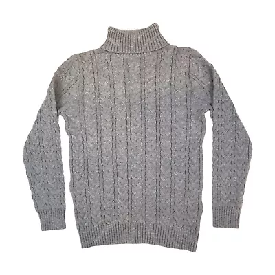 Xray Jeans 100% Authentic Mens Pullover Sweater Turtleneck Size Large Color Gray • $64.99