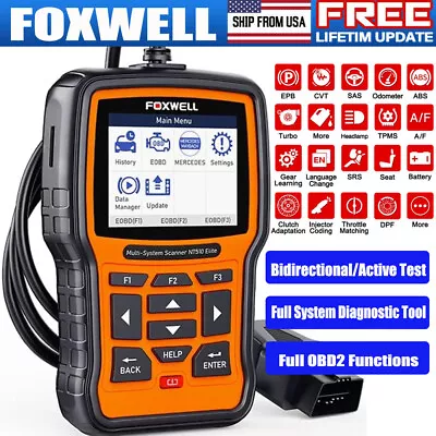 $142 • Buy For Mercedes Benz Bidirectional Car Diagnostic Tool All System OBD2 Scanner 2023