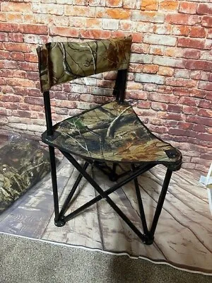 Camping Camouflage Chair Tri Pod Folding Fishing/shooting/picnic Stool/Festival • £17.99