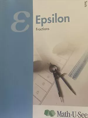 Epsilon Tests : Fractions By Math-U-See (2013 Trade Paperback) • $9.60