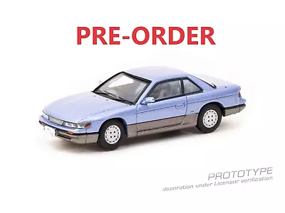 (Pre-order) Tarmac Works 1/64 Nissan Silvia (S13) Blue/Grey Diecast Model Car • $16.79