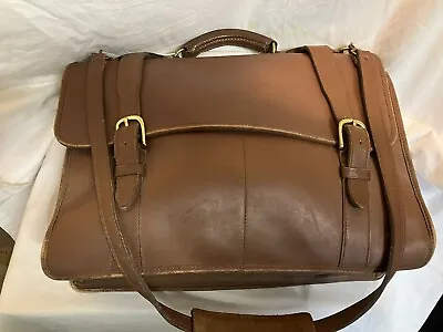 Jack Georges University Executive Leather Briefcase Lawyer Doctor • $89