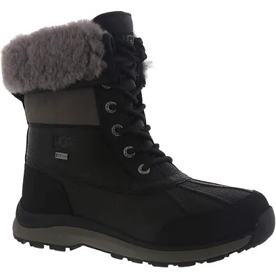 Ugg Adirondack Iii Black Waterproof Sheepskin Women's Boots Size Us 10/uk 8 New • $159.99