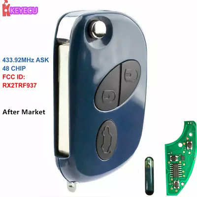 Replacement Flip Keyless Remote For Maserati GranTurismo Quattroporte RX2TRF937 • $23.72