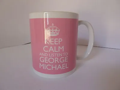 Keep Calm And Listen To George Michael Gift Mug Carry On Cool Britannia Retro • £9.99