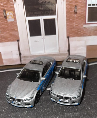$9.85 • Buy Lot Of 2 Matchbox BMW M5 Police Car Polizei New Loose Fresh From Package DC 1:64