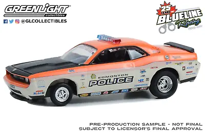 Greenlight 1/64 Edmonton Canada Police Blue Line Racing 2008 Dodge Challenger 30 • $3.99