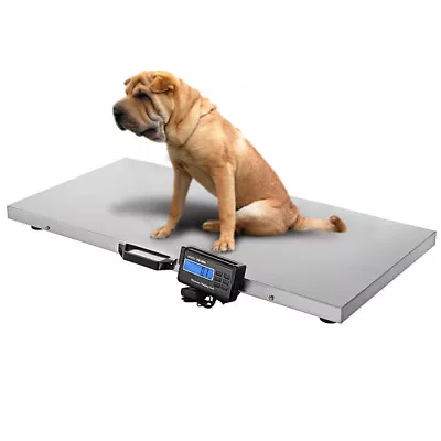 $156.28 • Buy 1100 Lbs Large Digital Pet Scale Cat Dog Animal Scale Stainless Platform Scale