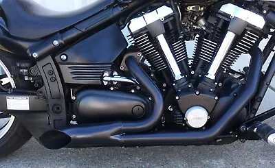 Yamaha V Star 1100 - Roadster Exhaust Black EXTREME XVS1100 V-Star VStar • $599.95