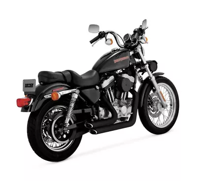 Vance & Hines Shortshots Staggered Black 47223 • $546.36