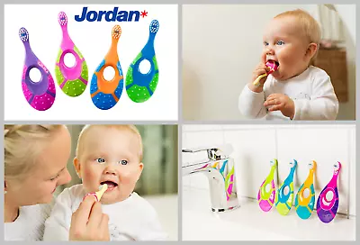 £5.99 • Buy Jordan Step 0-2 Years -First Baby Toothbrush -Teething Ring -Child -Unique Shape