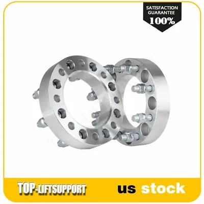 2x 1.5 Inch 8x6.5 Wheel Spacers 9/16  Studs Fits Ford F-250 F-350 Dodge Ram 2500 • $55.89