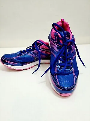 LA Gear Womens Blue & Pink Athletic Walking Running Tennis Shoes Sneaks Size 9.5 • $27.99