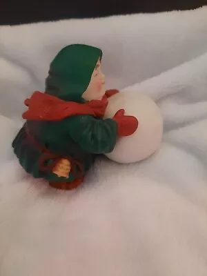 Merry Makers Sebastian Snowball Maker Dept 56 Christmas Figurine • $16