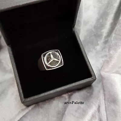 Mercedes Ring 925 Silver Handmade • $159.75