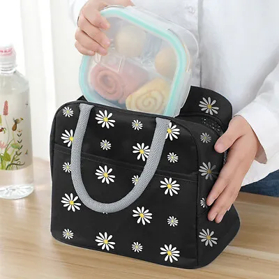 Portable Insulation Lunch Bag Large Capacity Lunch Tote BagLunch Box Leakproof↑ • $10.07