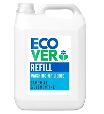 Ecover Washing Up Liquid Refill Camomile Clementine 5 L Kitchen Sink • £29
