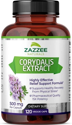 $34.99 • Buy Zazzee Corydalis Extract, 500 Mg, 120 Vegan Capsules, Powerful 15:1 Extract, Ext
