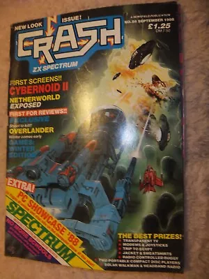 Crash Issue - September 1988 - Sinclair Spectrum • £6.99